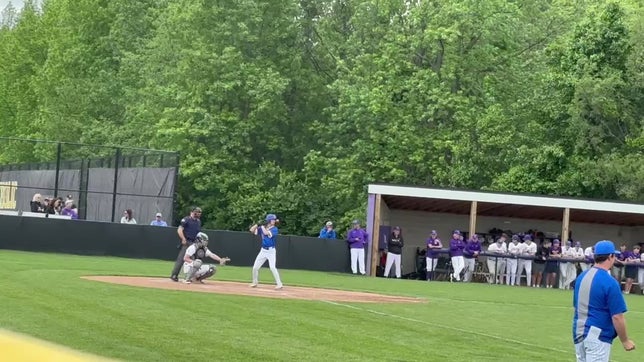 Solid single advancing runner to 2nd