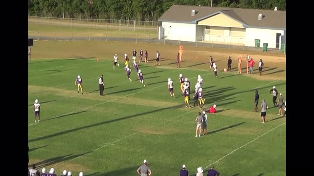 Ima Freshman QB, making a back pylon throw while getting knocked down
