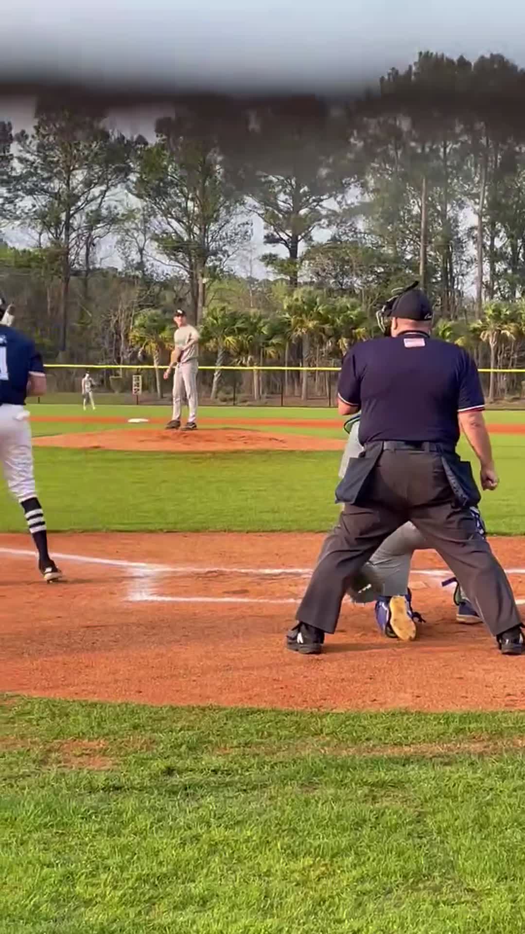 Pitching. Another strikeout. Battery Creek