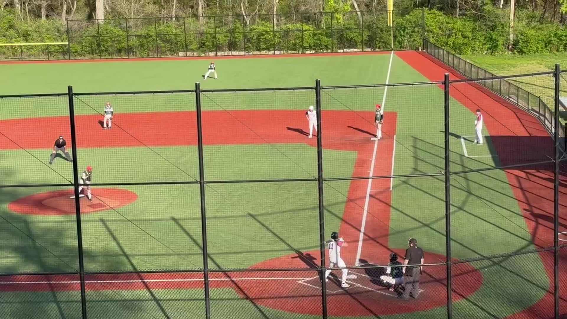 Leland Estes 3 run out of the park BOMB