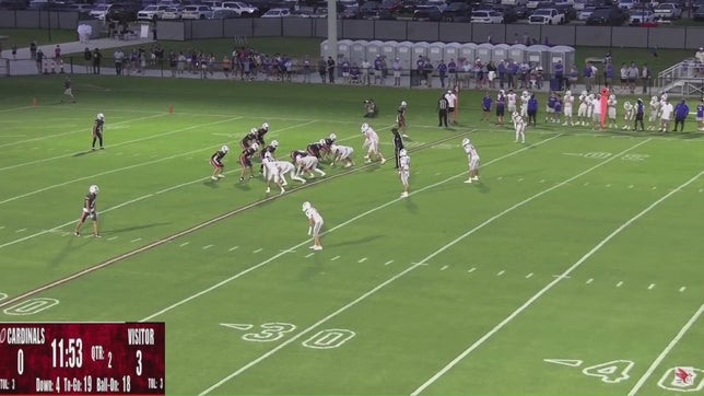 George Gounares with a 63 yard punt, sending the Admirals to the 19 yard line.