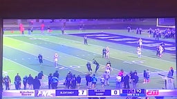 Marsalis Bell #3 Hilliard Darby Free Safety Interception against Olentangy