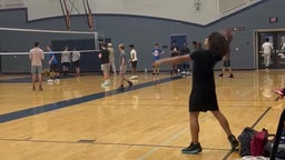 Andrew's devious serve