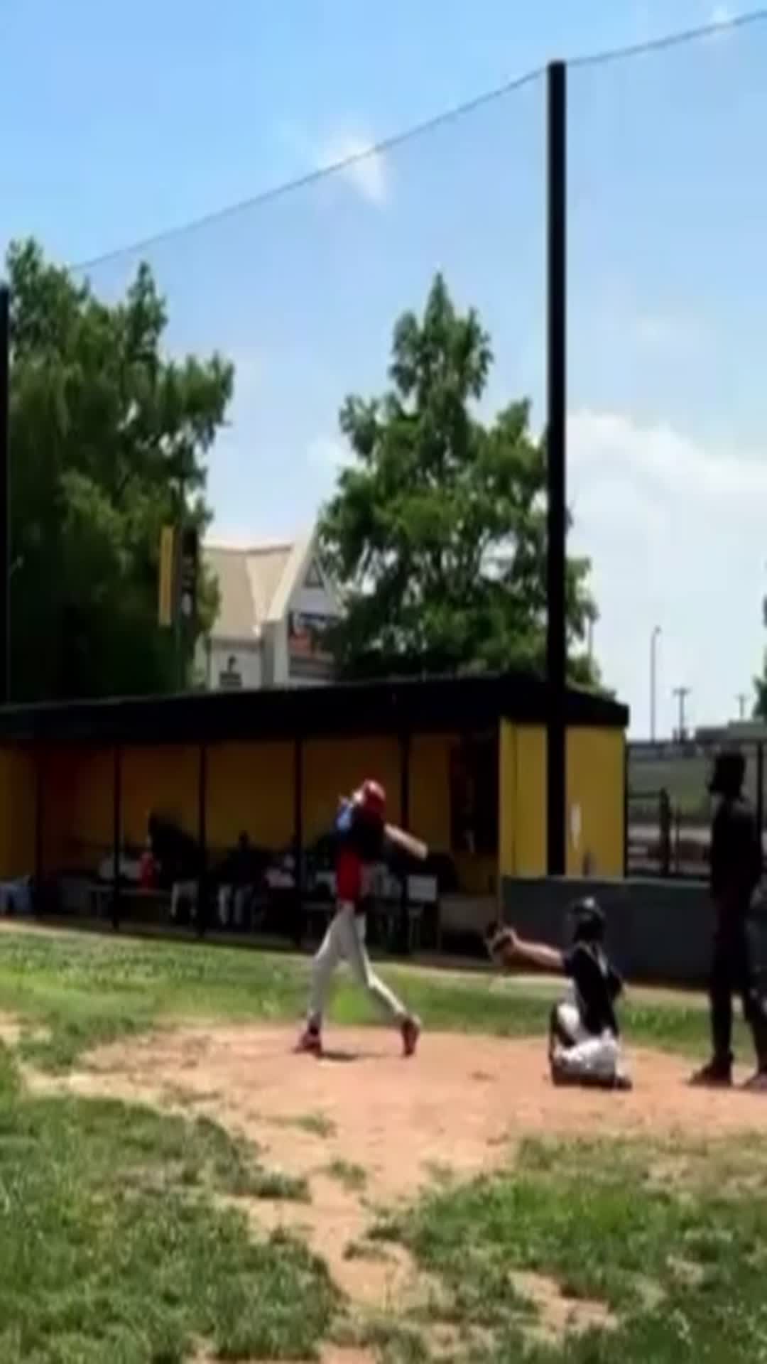 Pitcher caught it