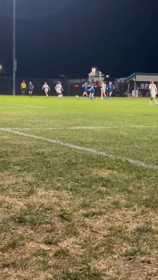 At this game, I scored 4 goals, only having videos of 2