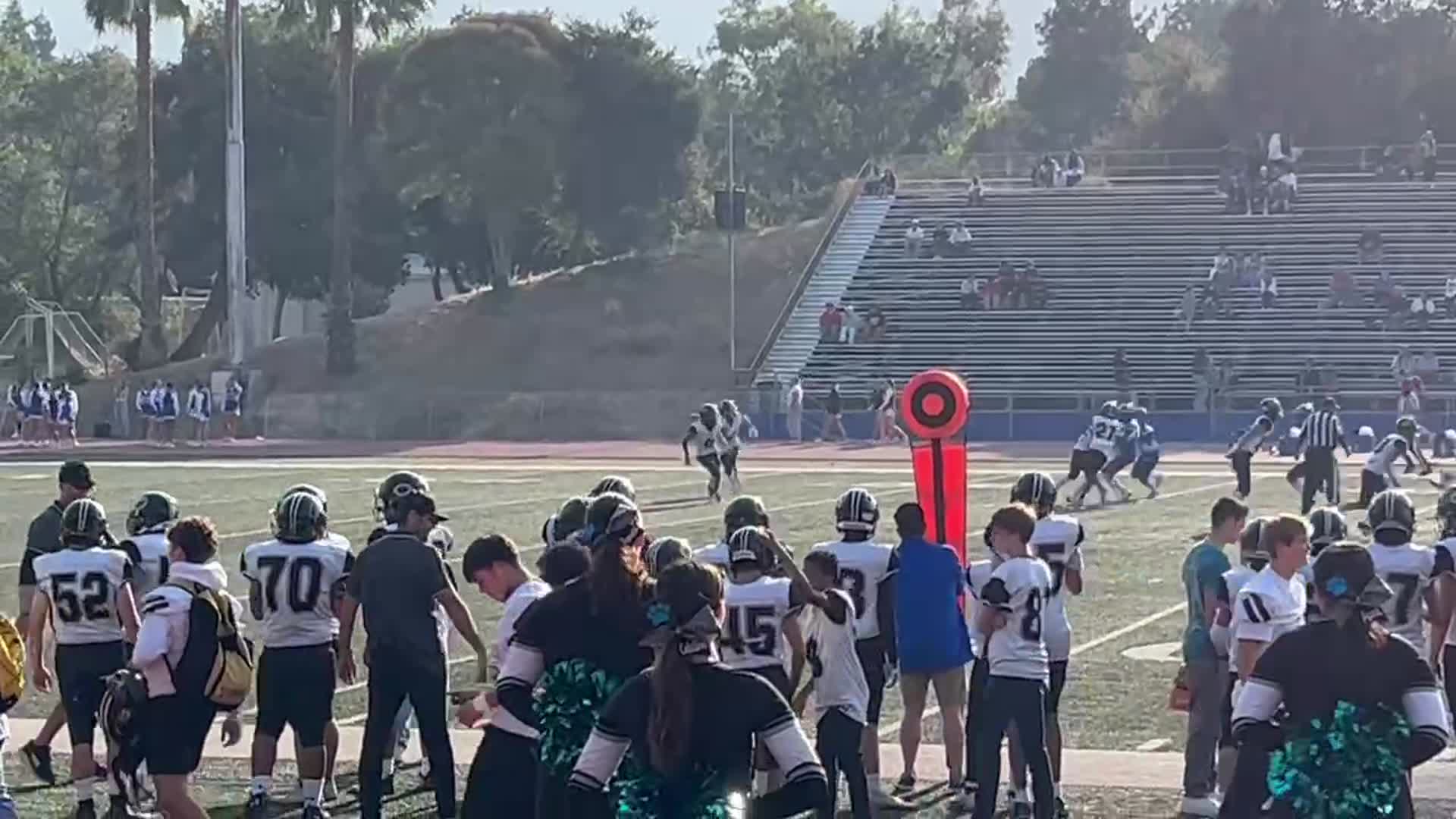 Christopher High vs Gilroy High - 9/21/23 - Punt return for a big gain.