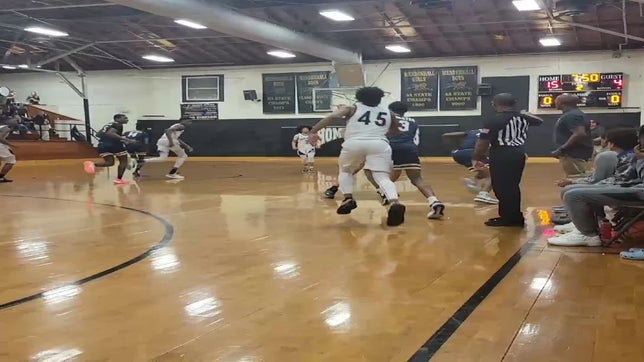 Good save by Freshman Jaiwon Williams #45