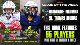 St Thomas Aquinas vs Chaminade-Madonna features 65 Players with a Division I offer