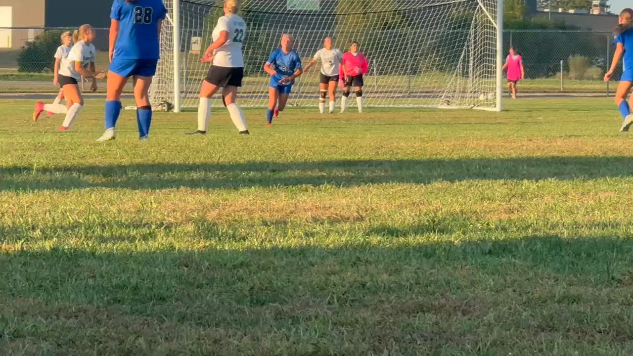 Goal by Kadence Rich , assisted by Kennedy.  Lady Pirates won 7-1 against South Ripley
