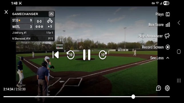 5th inning,  strikeout the leadoff batter and retired the side on 8 pitches.