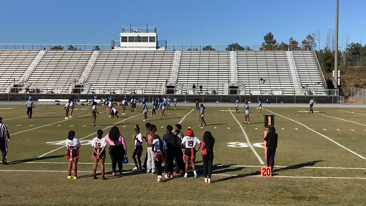 7 rushing yds by 8 (Ja'Mya Adams)