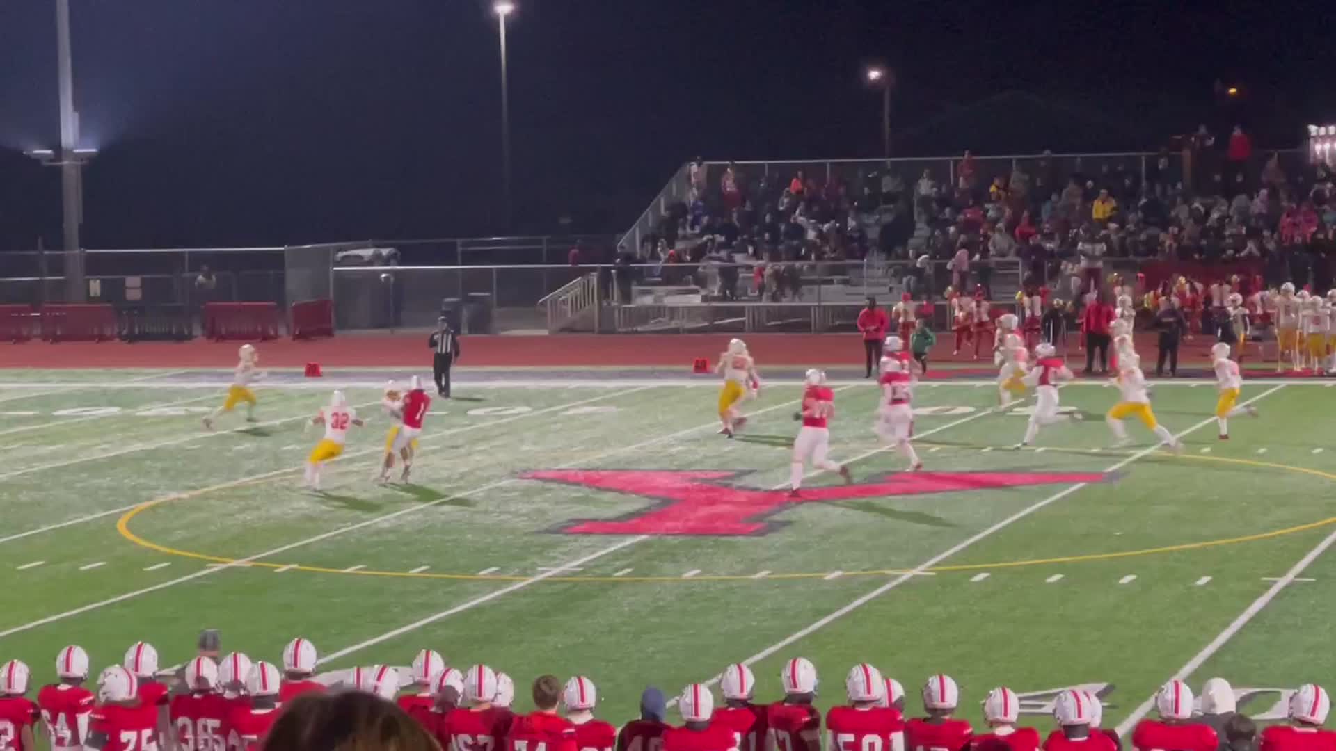 Yelm punt to Mt Tahoma #5 DJ Ervin for 36 yard return