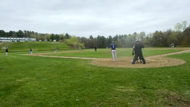 hit by pitch in this game with Spruce