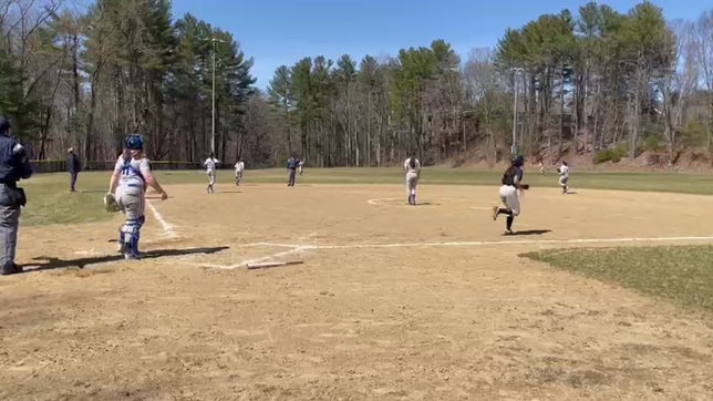 Freshman hits 2 run homerun