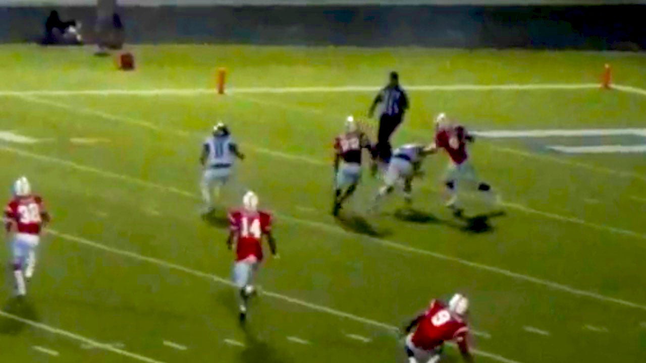 Turns defender around with shifty juke moves