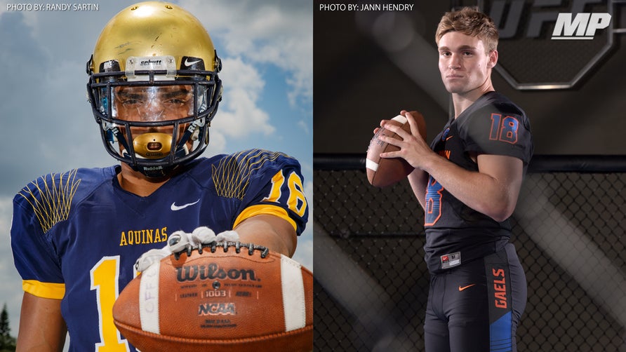 A preview of one of the most anticipated high school football games of the year as No. 7 St. Thomas Aquinas (FL) travels to Las Vegas to face No. 1 Bishop Gorman (NV).