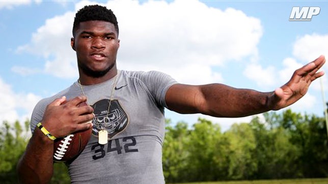 Senior highlights of Clinton's (MS) 5-star running back Cam Akers.