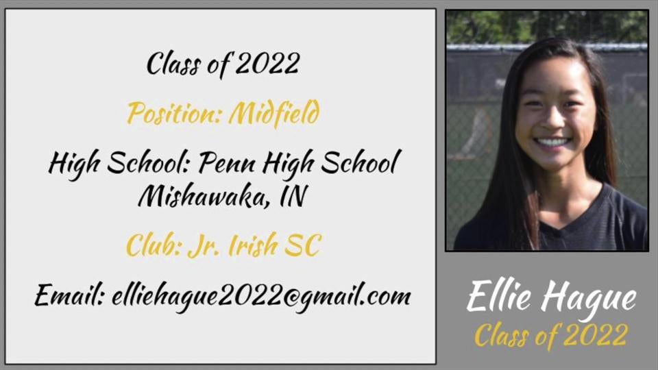 Ellie Hague - Class of 2022 - Midfield