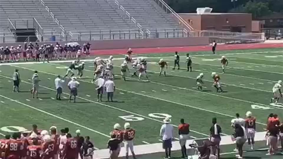 Jahron Jonas 1st Scrimmage - 2019 VS Alvin High School