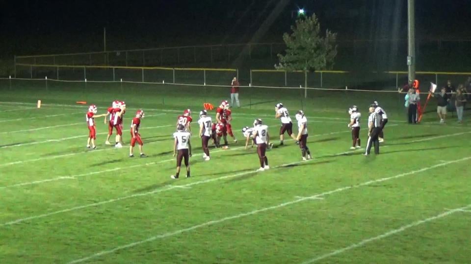 Kennedy to Wilkins for 75 Yd TD v Mayville