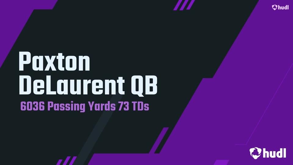 Paxton DeLaurent 2020