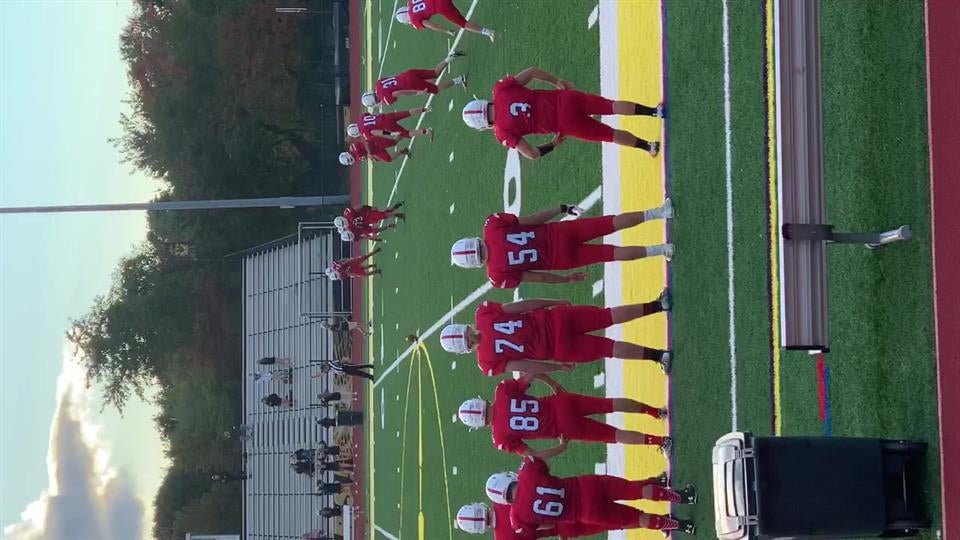 Hunter Pappas kickoff