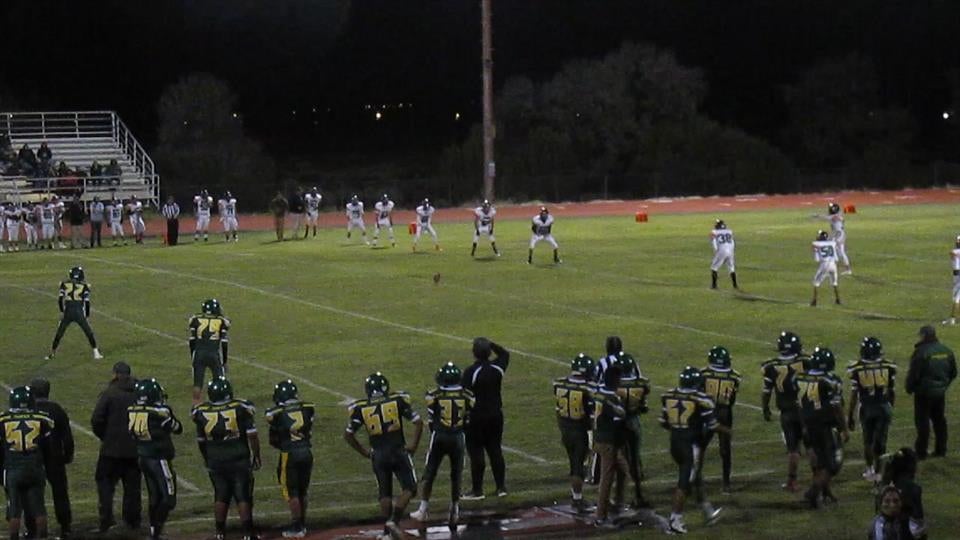 Athletic kick return by the Hawks!