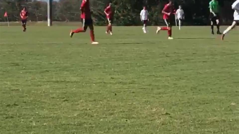 Slide tackle against a Gps Orlando player
