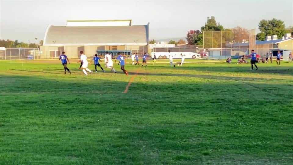 Diego Galvan header versus Western High