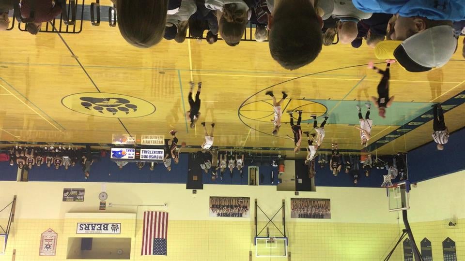 Tranum Grabs the Offensive Board and Sinks the Jumper