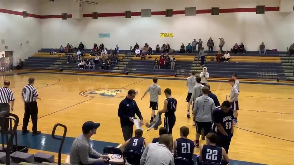 Visiting team introductions