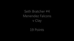 Highlights of Seth Bratcher #4 of the Menendez High School (St. Augustine, FL) 2019-20 Varsity Season