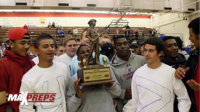 TOC 14-15 The MaxPreps Tour of Champions presented by the Army National Guard, stopped at Cherry Creek (Greenwood Village, CO) to present the football team with the prestigious Army National Guard National Rankings Trophy. Video by: Chris Magnuson