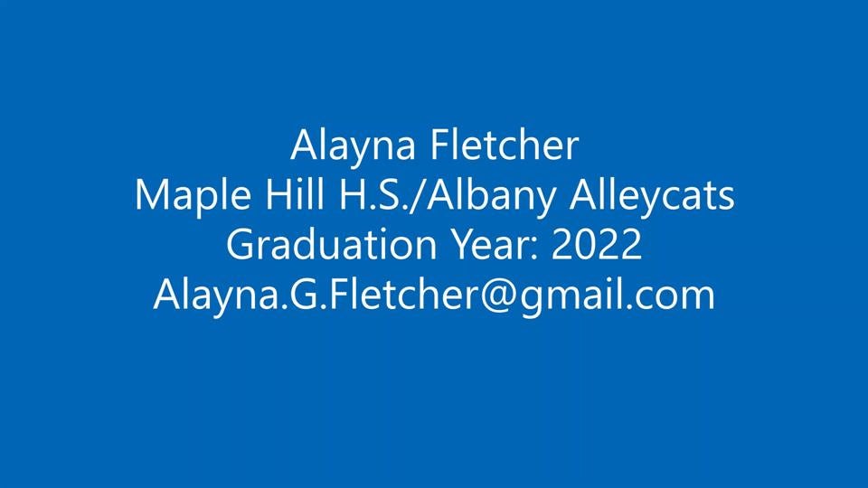 Alayna Fletcher 2019-20 Soccer Highlights