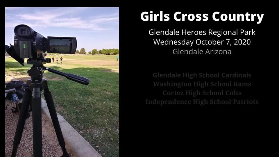 Oct. 7, 2020 - Girls Cross Country Glendale, Cortez, Washington, Independence