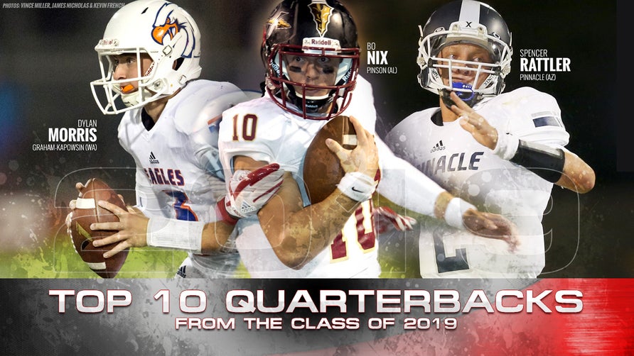 These are the Top 10 quarterbacks from the Class of 2019 according to 247sports composite rankings as of February 5, 2018.