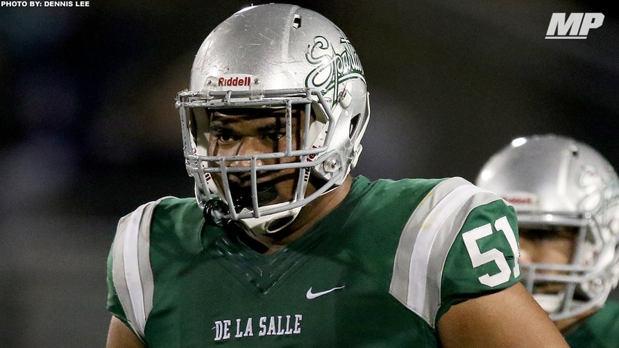Junior highlights of De La Salle's (CA) 4-star defensive tackle Tuli Letuligasenoa.