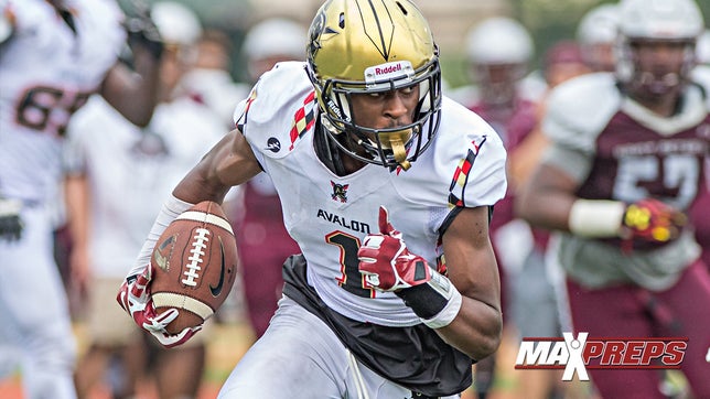 Stefon Diggs' (Vikings) brother, Trevon is making waves at Avalon, MD.