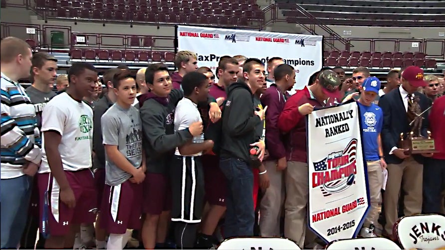 TOC 2014-15 The MaxPreps Tour of Champions presented by the Army National Guard, stopped at Jenks (OK) to present the football team with the prestigious Army National Guard National Rankings Trophy. Video by: Stevie Fernandez