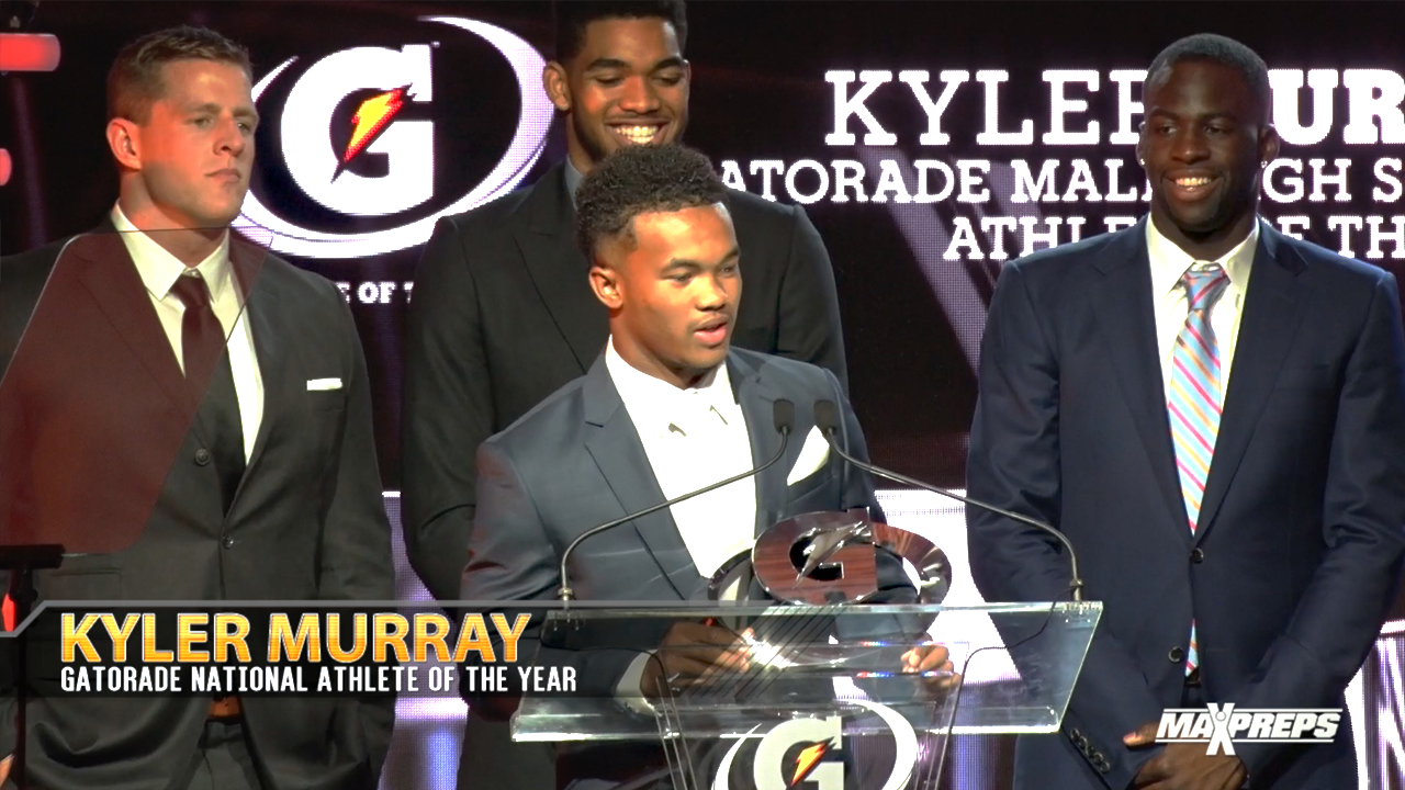 Kyler Murray Wins Gatorade National Athlete of the Year