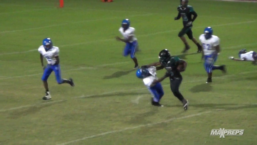 The Coral Glades (FL) football team had three highlights on a single play.