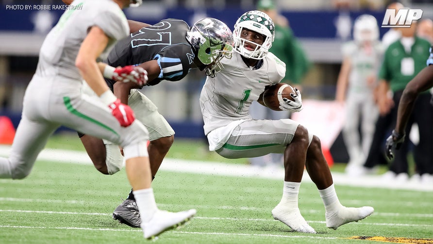 Waxahachie's (TX) 4-star wide receiver Jalen Reagor shows why he is one of the top recruits in the 2017 class with this 72-yard touchdown.