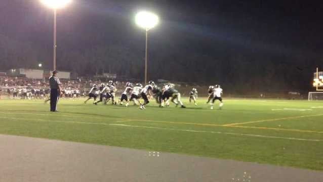 Ryan Edelmann Scores a Touchdown against Vista