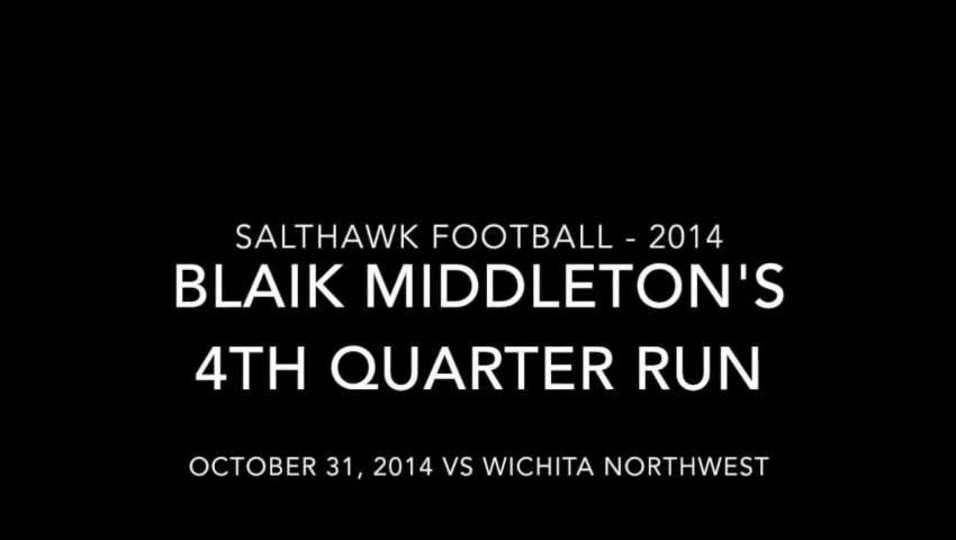 Blaik Middleton TD Run