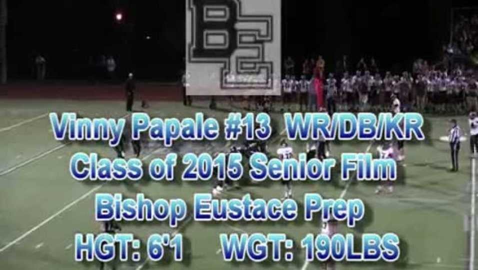 Vinny Papale #13 Senior Highlight Film