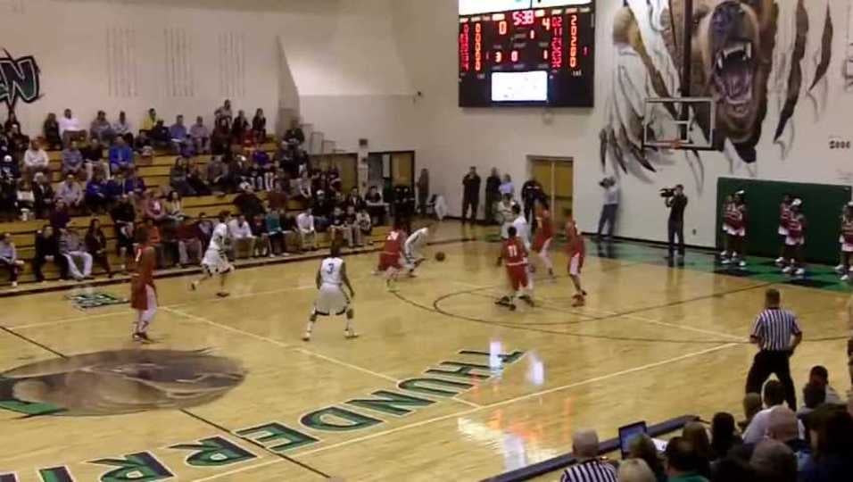 Jeff Harhigh Head Fake Jumper Off the Glass