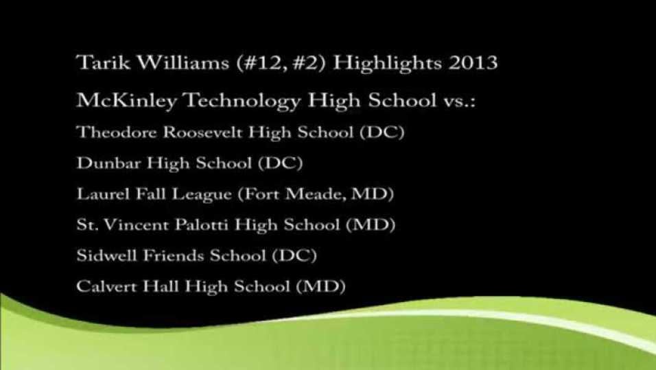 McKinley Tech (DC) - Tarik Williams Highlights