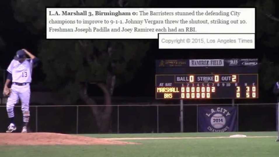 Marshall vs. Birmingham