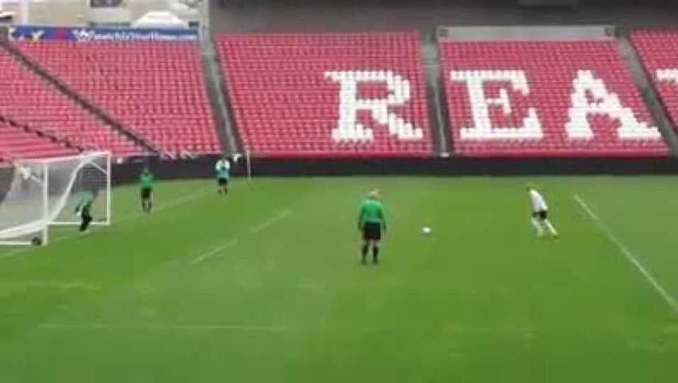 Zack Nielson Shooting a PK