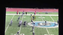 Assisted tackle on receiver
